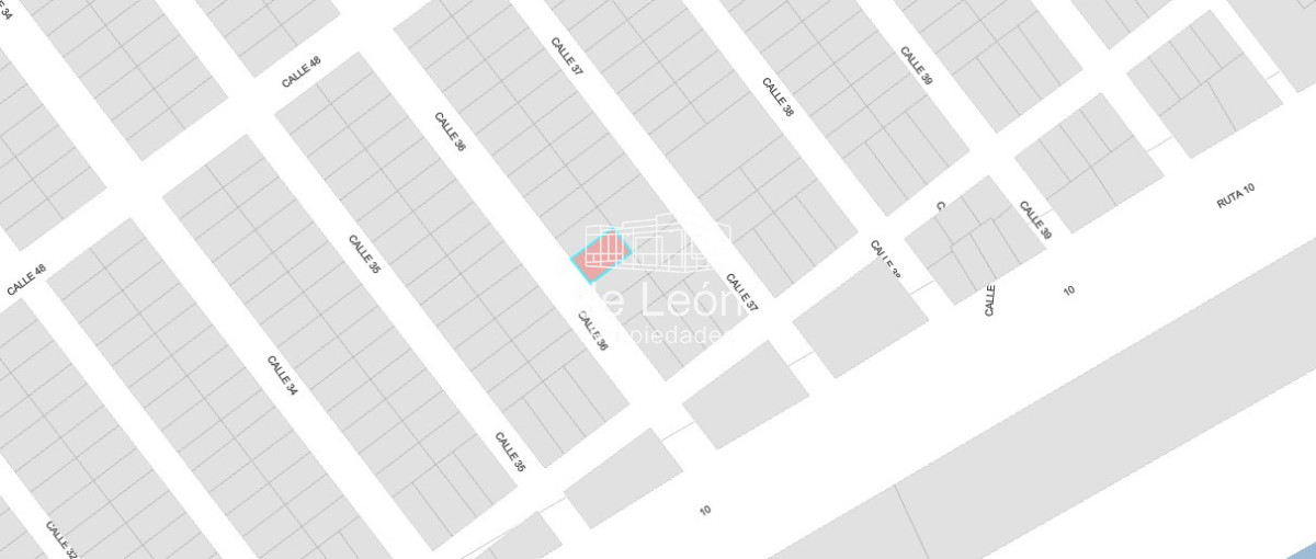 Terreno ID.884 - Terreno en Balneario Buenos Aires sobre calle 36 a 200 metros del mar y Ruta 10, 450m2 