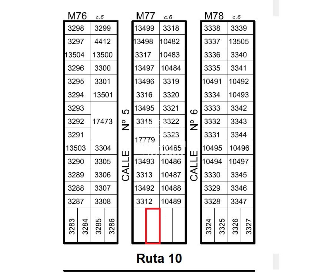 Terreno ID.1117 - Lote sobre ruta 10 en Balneario Buenos Aires