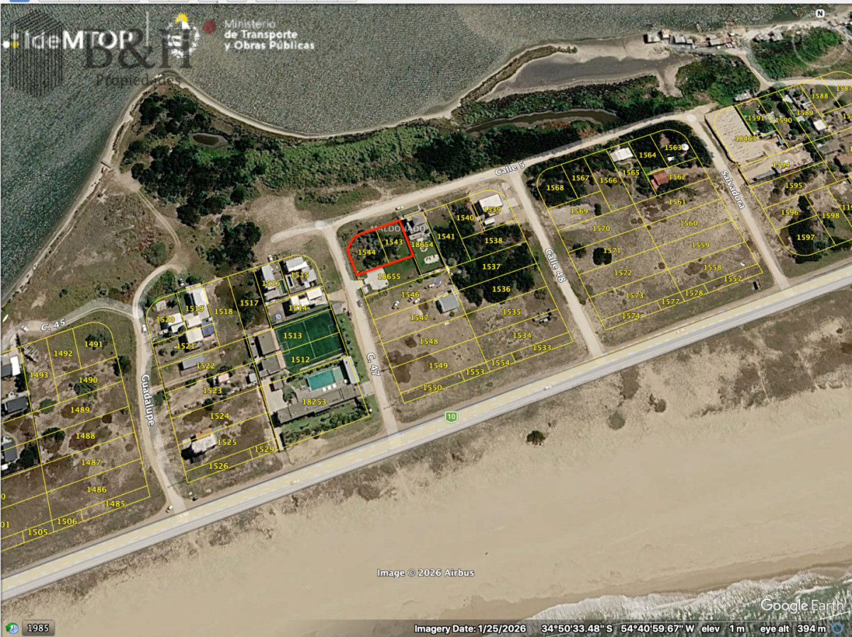 Terreno ID.7511 - TERRENOS EN VENTA EN SANTA MONICA PRIMERA LINEA A LA LAGUNA