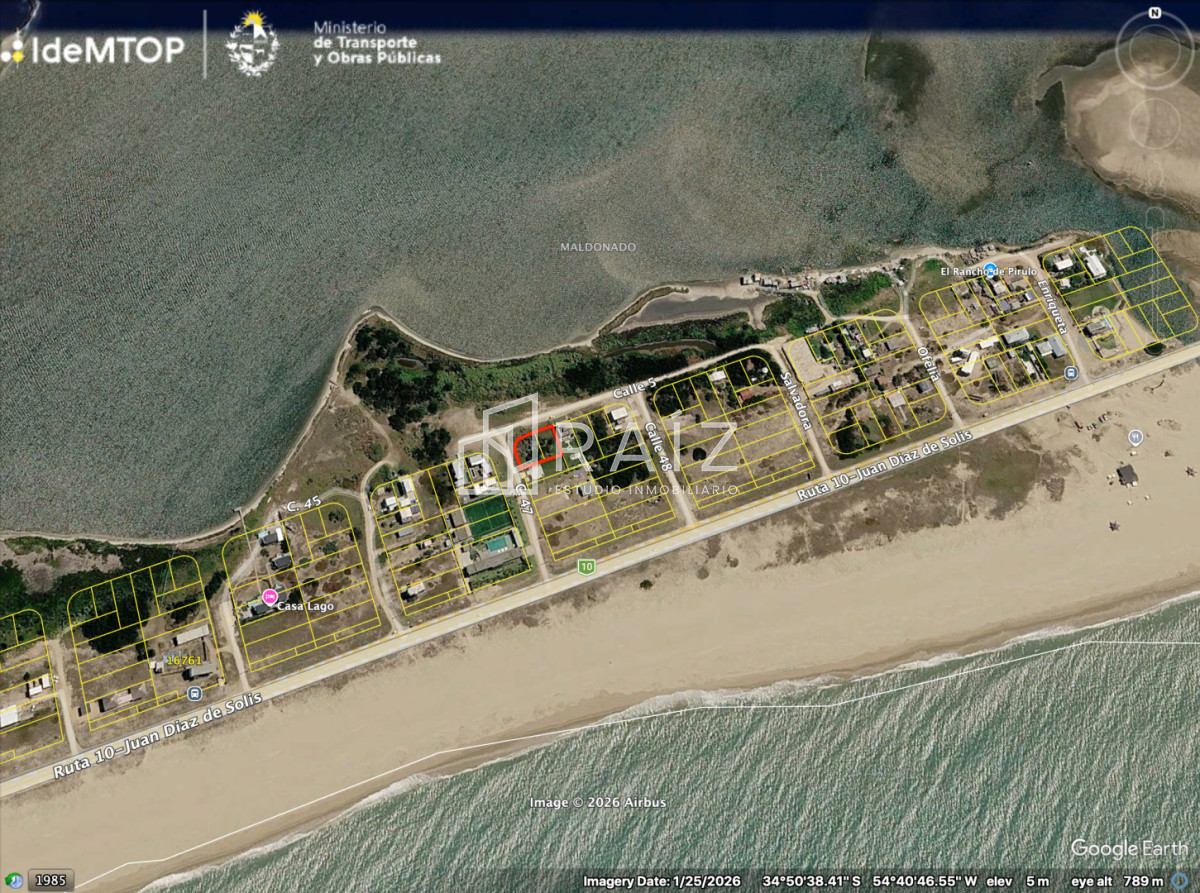 Terreno ID.12292 - VENTA TERRENO EN SANTA MONICA PRIMERA LINEA A LA LAGUNA