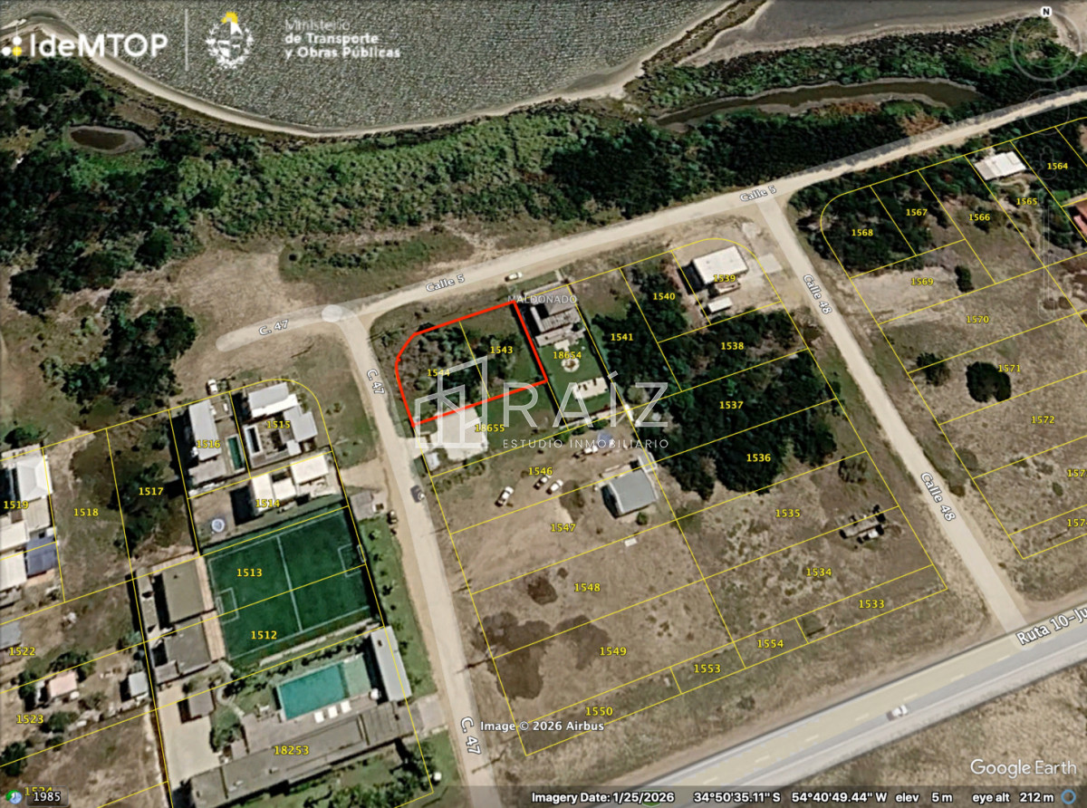 Terreno ID.12292 - VENTA TERRENO EN SANTA MONICA PRIMERA LINEA A LA LAGUNA