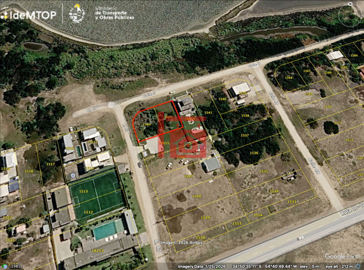 Terreno ID.926 - TERRENOS EN VENTA EN SANTA MONICA PRIMERA LINEA A LA LAGUNA