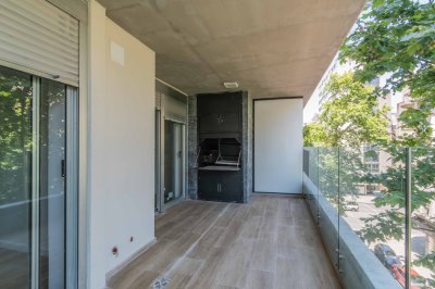 Alquiler apartamento de 1 dormitorio en Tres Cruces con parrillero