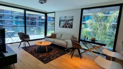 Venta y alquiler de apartamento amueblado de 1 dormitorio en Puerto del Buceo