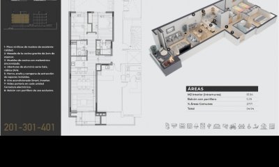Apartamento a estrenar en pleno Pocitos Nuevo con parrillero propio!
