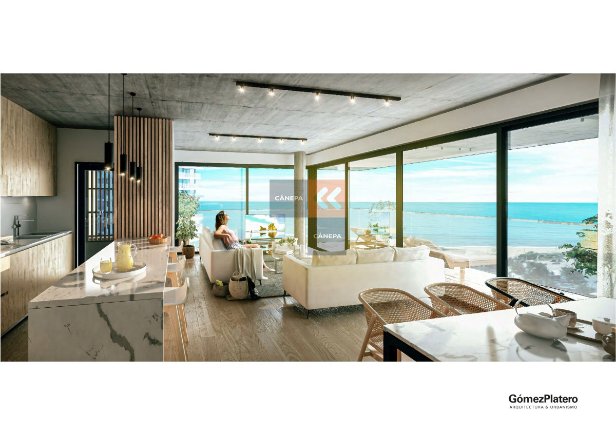 Espectacular apartamento a la venta en playa mansa, Compra en pozo 