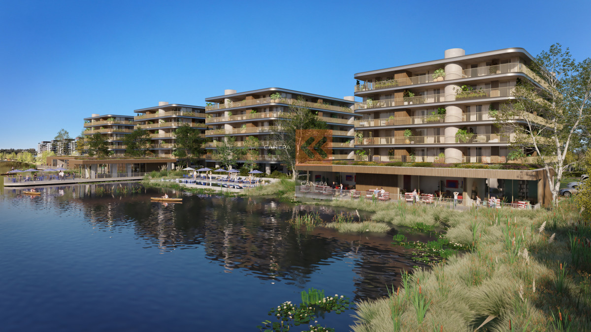 Venta apartamento 2 dormitorios frente al Lago Calcagno 
