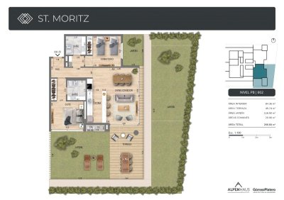 Departamento en planta baja con jardin propio