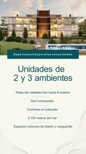 Departamento de 2 dormitorio en pozo a finalizar en 2024