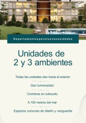 Departamento de 2 dormitorio en pozo a finalizar en 2024