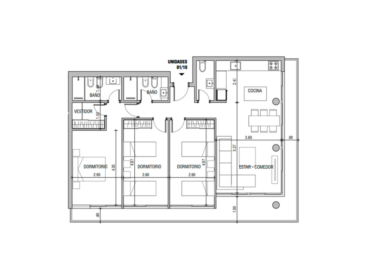 Apartamento ID.9820 - TORRE DEL ESTE 