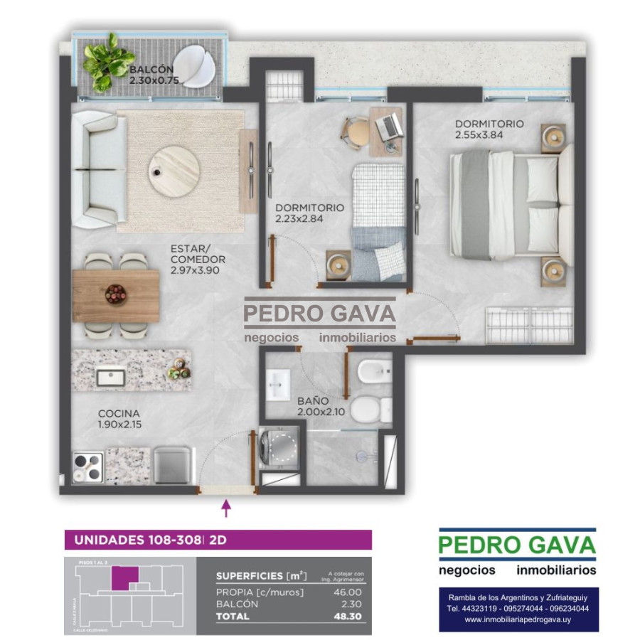 Apartamento ID.282 - ¡No pierdas la oportunidad de vivir en un lugar excepcional!  apartamento a la venta a metros del mar !!