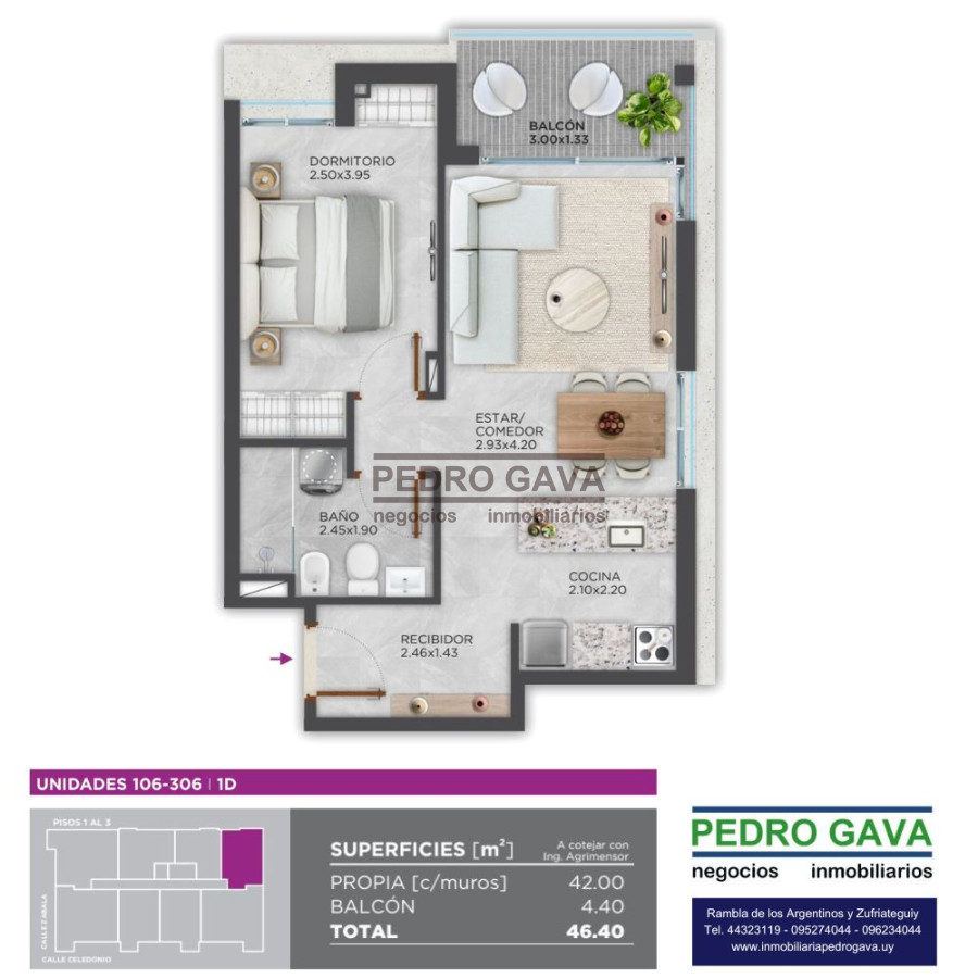 Apartamento ID.280 - Hermoso apartamento a estrenar en Piriapolis a metros del mar  !!!