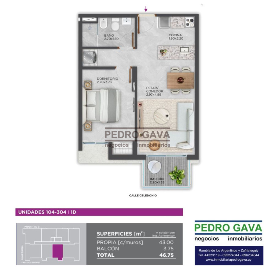 Apartamento ID.278 - Apartamento a estrenar a metros de la Rambla de Piriapolis !!!
