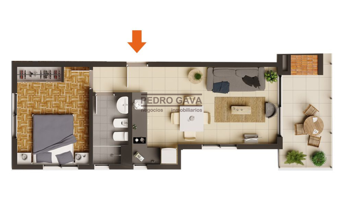 Apartamento ID.225 - Apartamento en alquiler Anual en Piriapolis, excelente ubicacion y comodidades !!