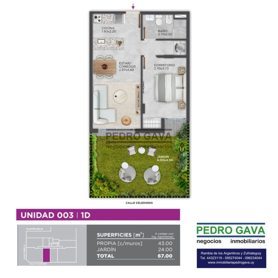 Apartamento ID.272 - Apartamento a estrenar a metros de la Rambla de Piriapolis !!