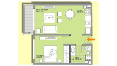 Apartamento ID.331 - Tu rincón en Piriápolis, a pasos de todo , apartamento a la venta en Piriapolis