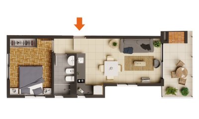 Apartamento ID.225 - Apartamento en alquiler Anual en Piriapolis, excelente ubicacion y comodidades !!
