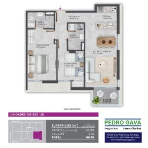 Apartamento ID.279 - Descubre tu lugar en Piriápolis!! : apartamento a estrenar de 2 dormitorios y 2 baños.