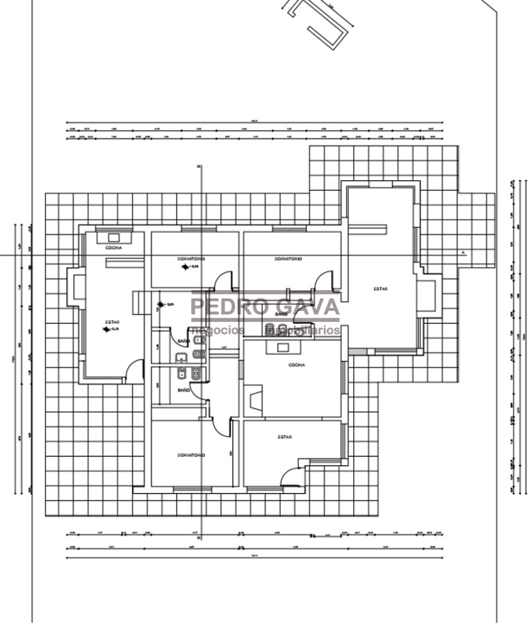 Casa ID.54 - Bella Vista, terreno de 830 m2 frente al mar con construcciones