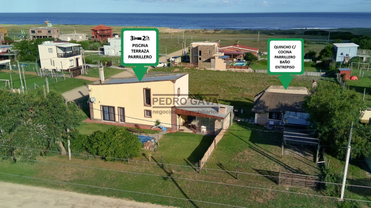 Casa ID.352 - Casa en Punta Negra a 150 m del mar, con quincho independiente y piscina