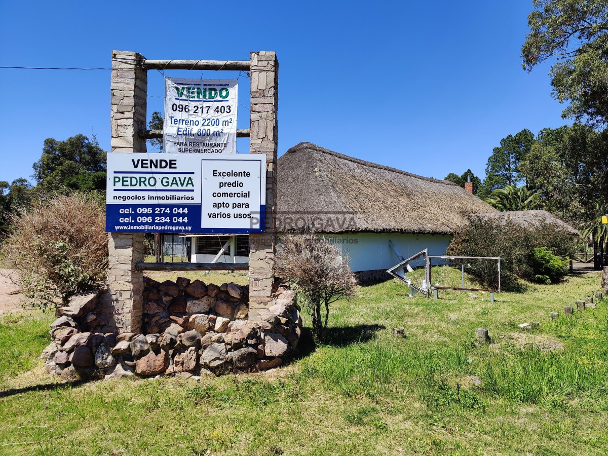 Local Comercial ID.195 - Gran predio comercial a la venta en Balneario Solís, ex parador 