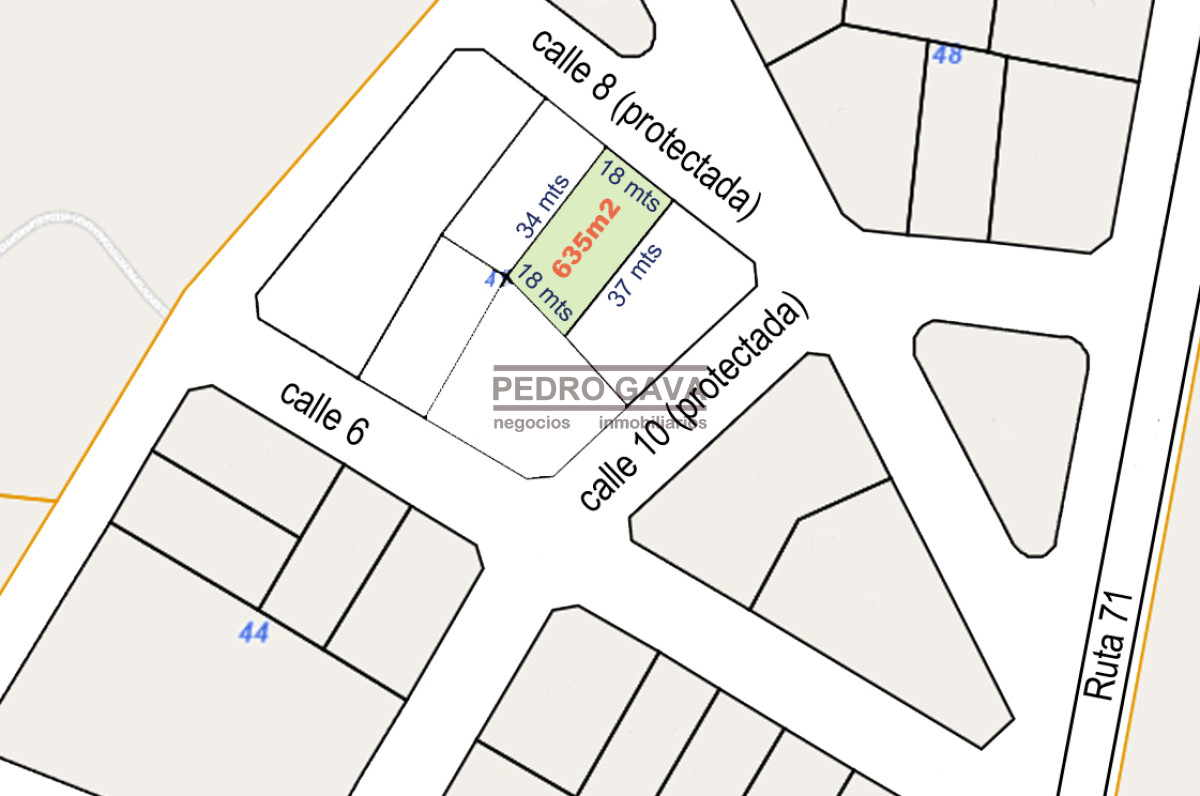 Terreno ID.213 - Terreno a la venta en Balneario Las Flores orientado a la Sierra de las Animas