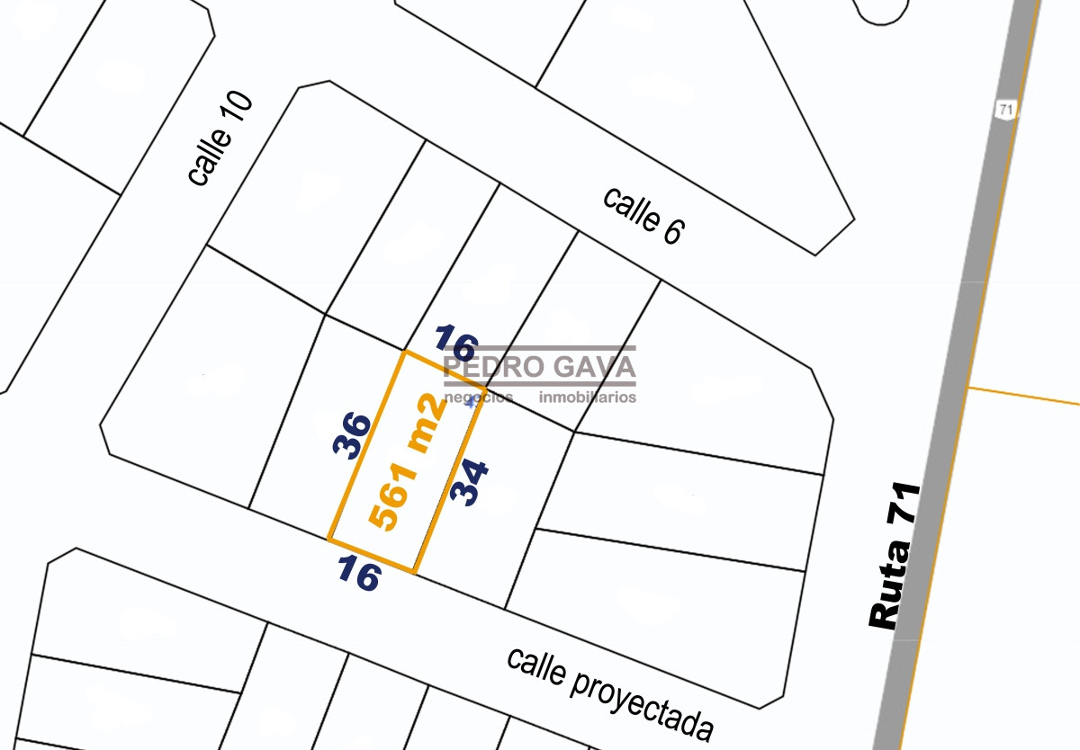 Terreno ID.208 - Terreno a la venta en Balneario las Flores de 560 m2