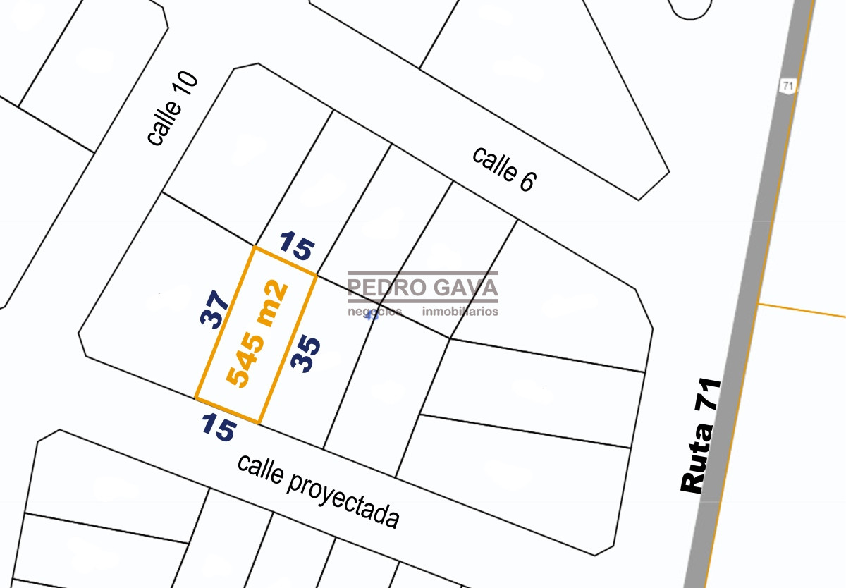 Terreno ID.207 - Terreno en venta en Balneario Las Flores de 545 m2