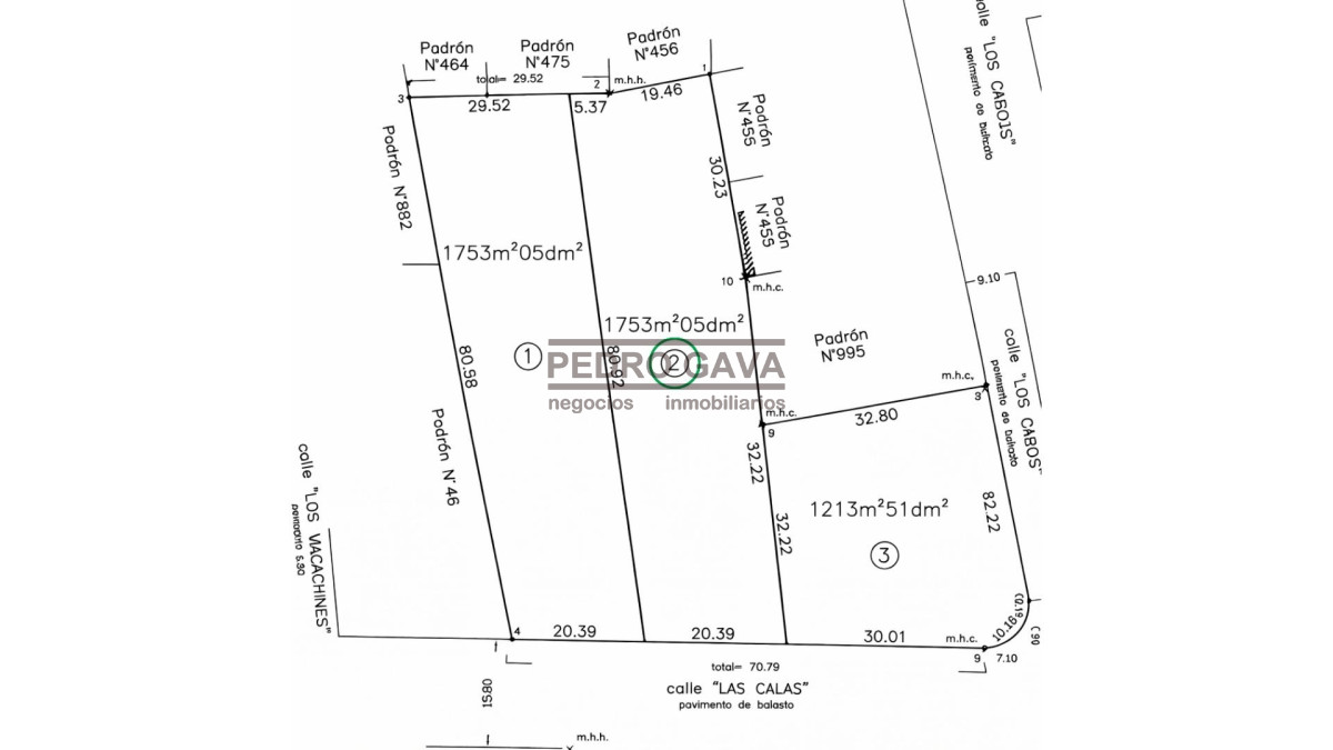 Terreno ID.360 - Terreno en venta en Balneario Las Flores, a metros del mar, 1.753 m² con excelente altura