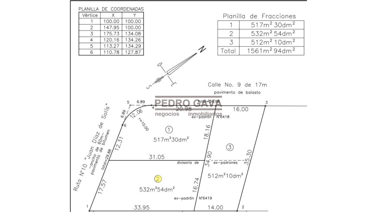 Terreno ID.131 - Frente al mar!!! Terreno de 533 m2  a la venta en Playa Hermosa, Piriapolis
