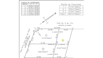 Terreno ID.310 - Terreno a la venta  sobre calle 9 a metros del  mar - Playa Hermosa, Piriapolis