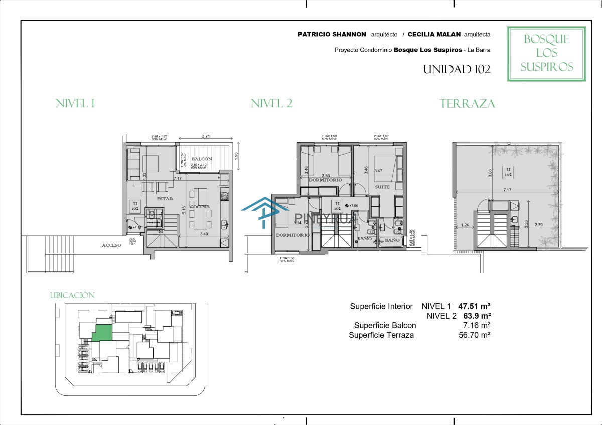 Apartamento ID.361 - APARTAMENTO A ESTRENAR EN MONTOYA DE 3 DORMITORIOS