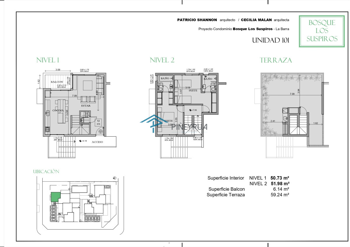 Apartamento ID.359 - APARTAMENTO A ESTRENAR EN MONTOYA 2 DORMITORIOS