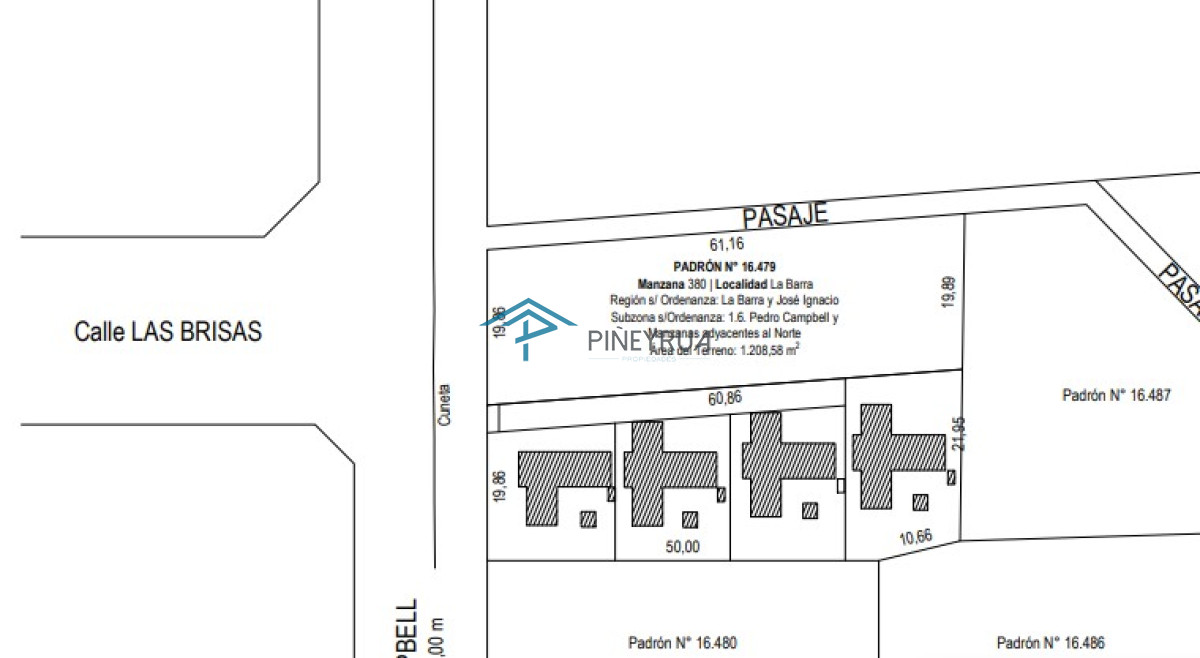 Terreno ID.370 - Excepcional  lote de 1200 m2 en La Barra, apto para propiedad horizontal