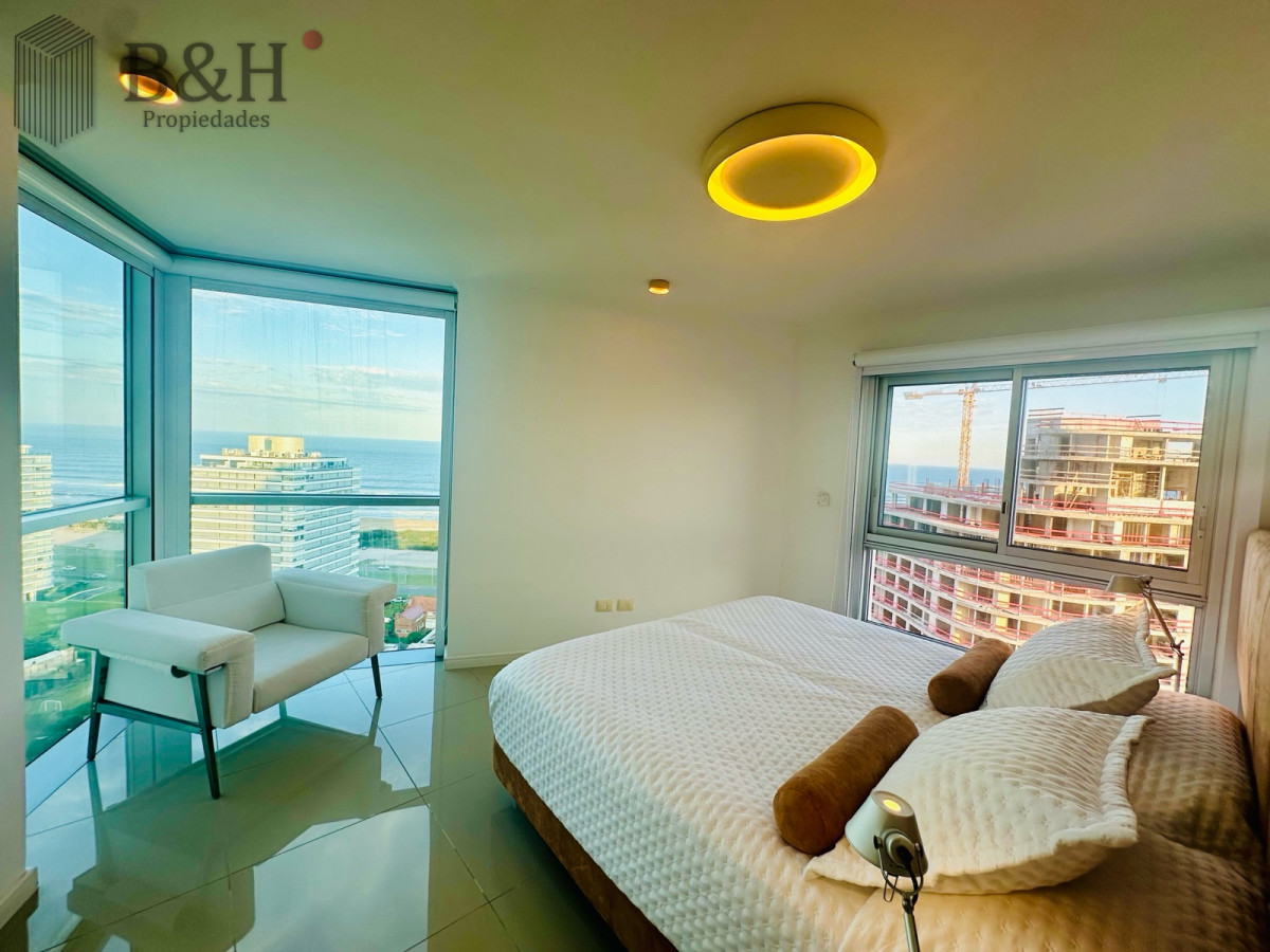 Apartamento ID.5870 - Venta apartamento 3 dormitorios vista al mar en Playa Brava