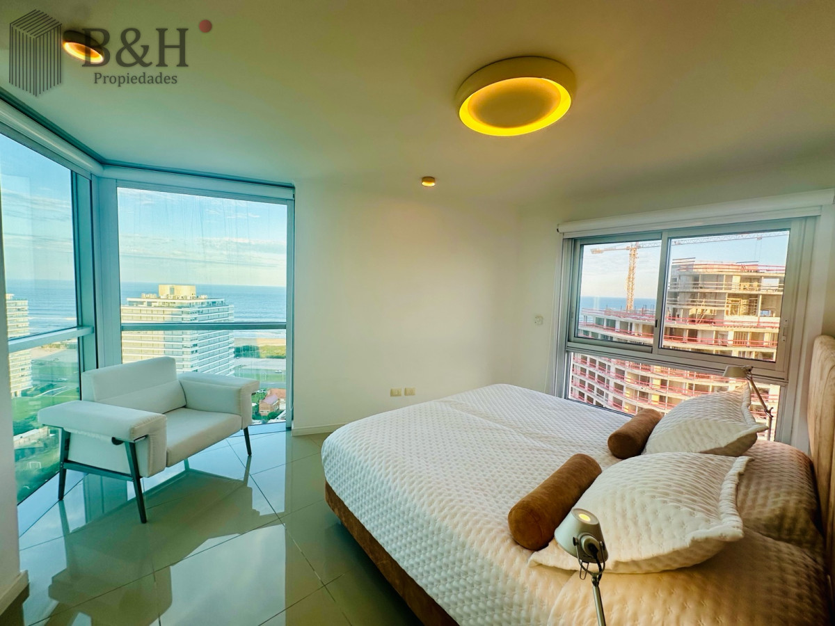 Apartamento ID.5870 - Venta apartamento 3 dormitorios vista al mar en Playa Brava