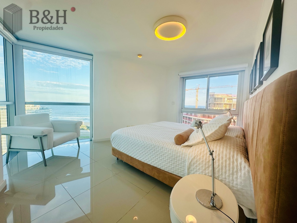 Apartamento ID.5870 - Venta apartamento 3 dormitorios vista al mar en Playa Brava