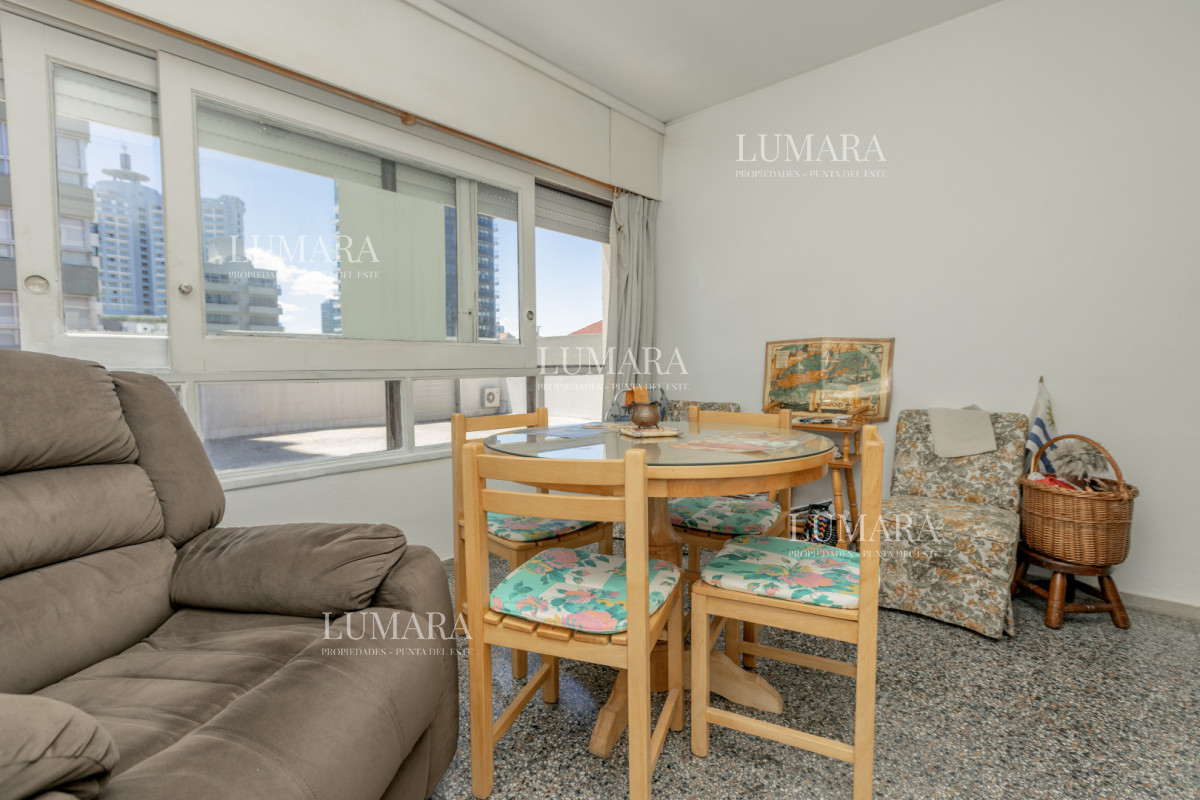 Apartamento ID.2703 - Apartamento monoambiente en venta - Primera línea vista al mar - Playa Mansa