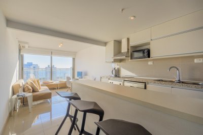 Venta apartamento un dormitorio y medio playa mansa Punta del Este Uruguay