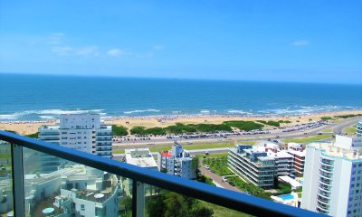 Venta apartamento 2 dormitorios playa brava vista al mar