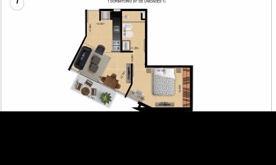 Venta apartamento 1 dormitorio Buceo Montevideo