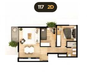Venta Departamento  2 Dormitorios con Terraza Parque Batlle Montevideo