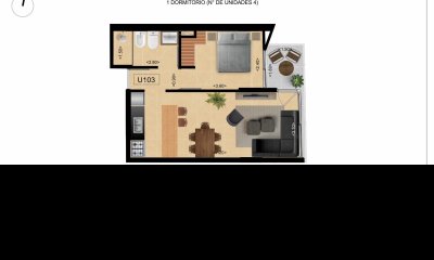 Venta apartamento 1 dormitorio  Buceo Montevideo