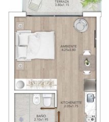 Venta Monoambiente Punta Carretas Montevideo