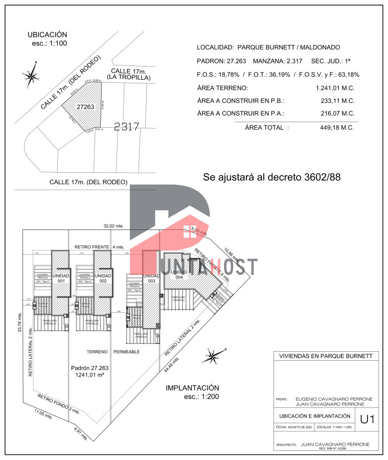 Casa ID.426 - Oportunidad En Construcción, Casa De 3 Dormitorios En Parque Burnett