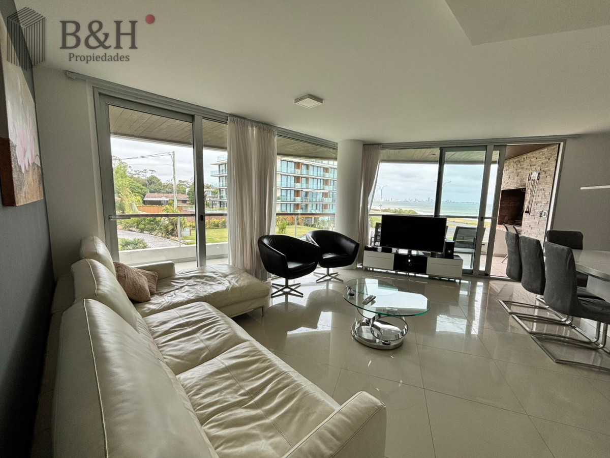 Apartamento ID.6163 - Apartamento de 3 dormitorios, primera linea Punta del Este