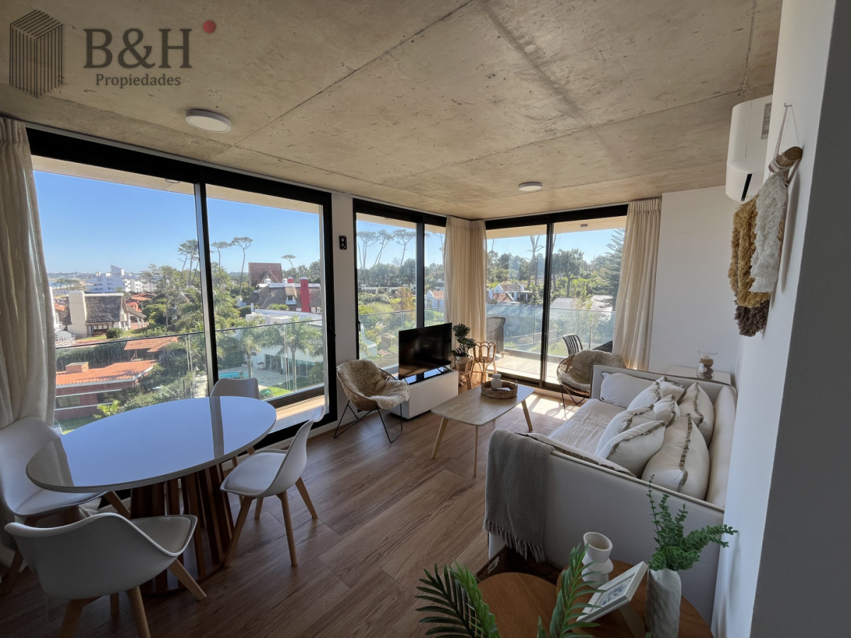 Apartamento ID.7119 - Apartamento de 2 dormitorios con vista al Mar en alquiler - Playa Mansa
