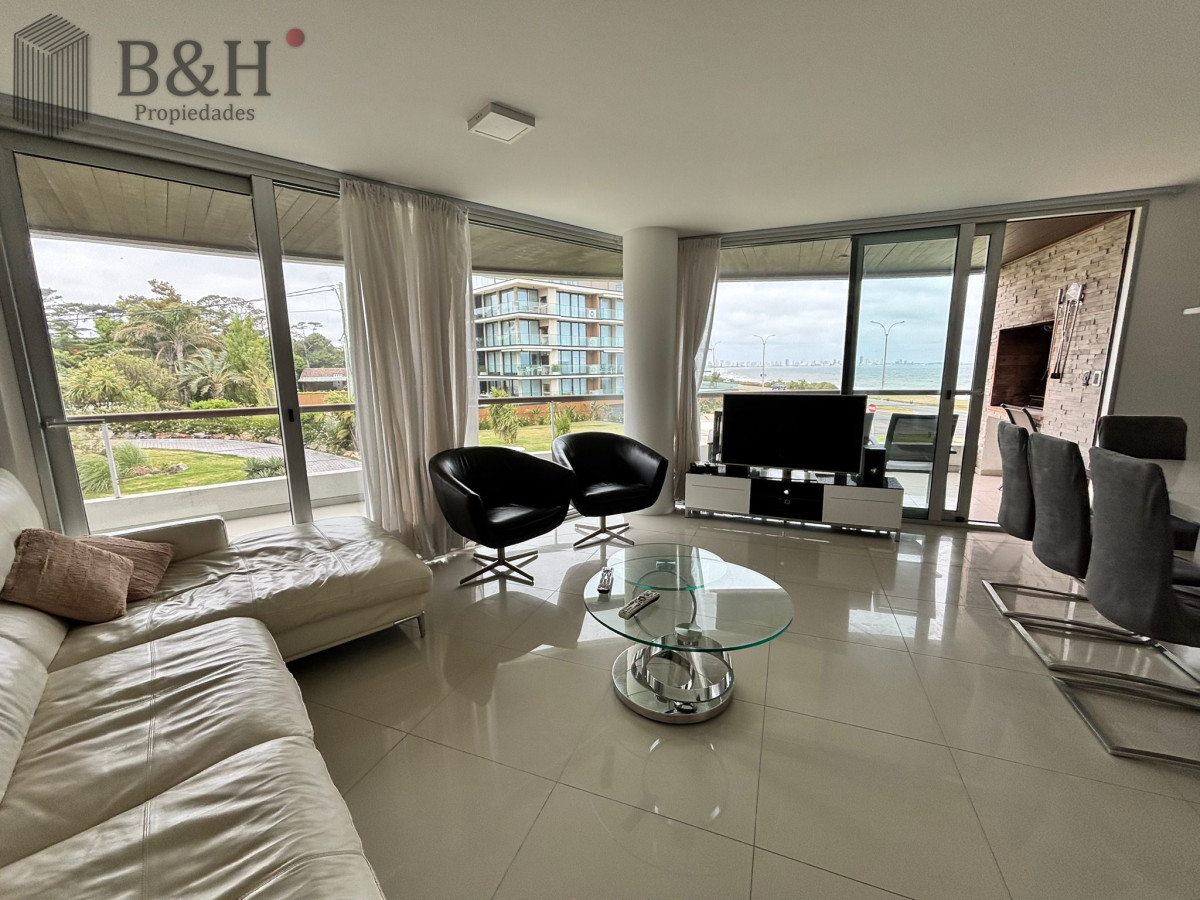 Apartamento ID.6163 - Apartamento de 3 dormitorios, primera linea Punta del Este