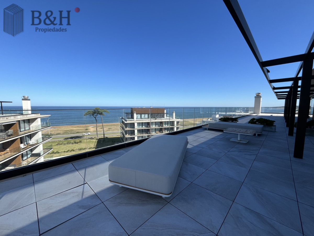 Apartamento ID.7119 - Apartamento de 2 dormitorios con vista al Mar en alquiler - Playa Mansa